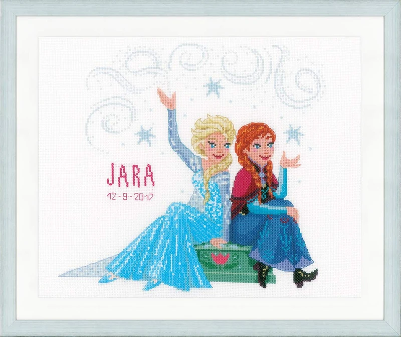 Vervaco Counted Cross Stitch Kit: Frozen - Sisters Forever, Assorted