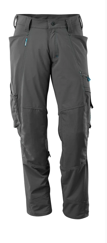 Mascot 17179-311-18-82C43 Trousers with Kneepad Pockets, Dark Anthracite, 82C43
