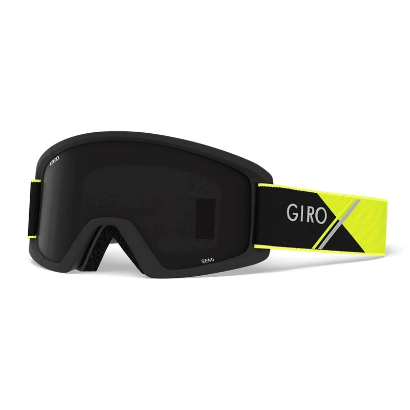 Giro Girrj Semi Snow Goggles - Highlight Yellow Sport Tech - Ultra Black & Yellow, Medium F