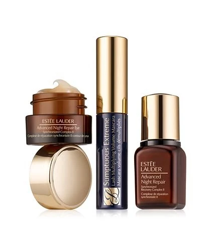 ESTEE LAUDER Advanced Night Repair Eye Set (Advanced Night Repair Eye 15ml + Advanced Night Repair Complex II 7ml + Sumptuous Extreme Mascara 2.8ml) - Advanced Night Repair Beautiful Eyes Set 3-teilig
