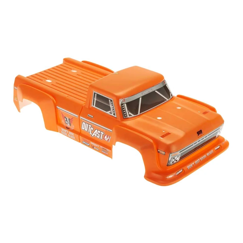 ARRMA AR406126 1/8 Painted Body, Orange: Outcast 6S Radio Control Car Spares, Mehrfarbig