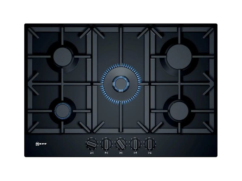 Neff T27DS59S0 N 70, Built-in Gas hob 75 cm Black