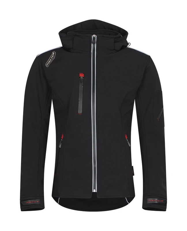 RIDER-TEC Rt2780b-l Motorcycle Jacket Mid Season and T RT 2780 B, Black, L EU - Image 1