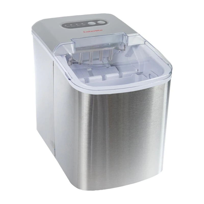 Caterlite Manual Fill Ice Machine 10Kg Kitchen Restaurant Removable Basket
