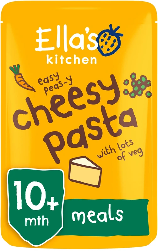 Ella's Kitchen Easy Peasy-y Cheesy Pasta with Lots of Veg, 190g