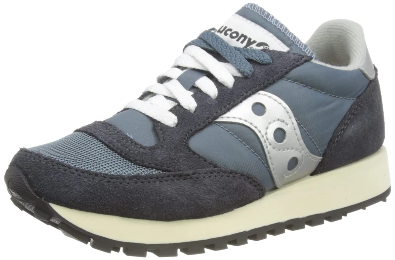 Saucony Mens Jazz Original Vintage Sneaker, Blue Navy Silver, 9.5 UK