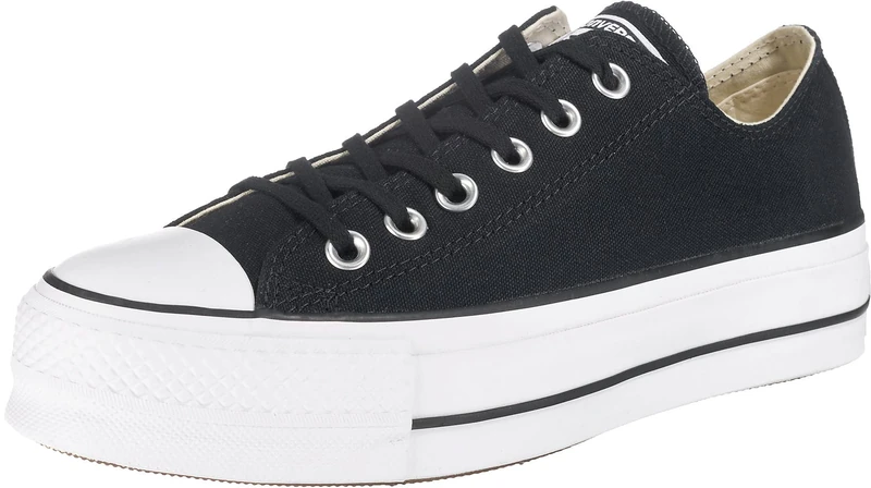 Converse Women's Chuck Taylor All Star Lift Low-Top Sneakers, Black (Black/Garnet/White 001), 9 UK (42.5 EU)