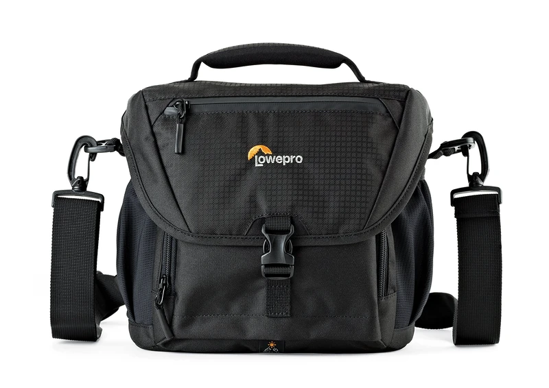 Lowepro LP37121-PWW, Nova 170 AW II Camera Bag, Fits DSLR With Attached Lens, Compact Photo Drone, 1-2 Additional Lenses, Flash, Black