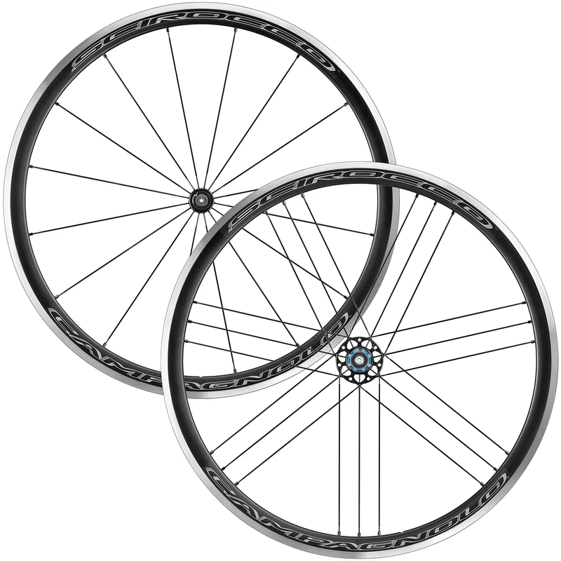 Campagnolo Scirocco C17 Clincher Wheelset, Black, Shimano Freehub - Image 1