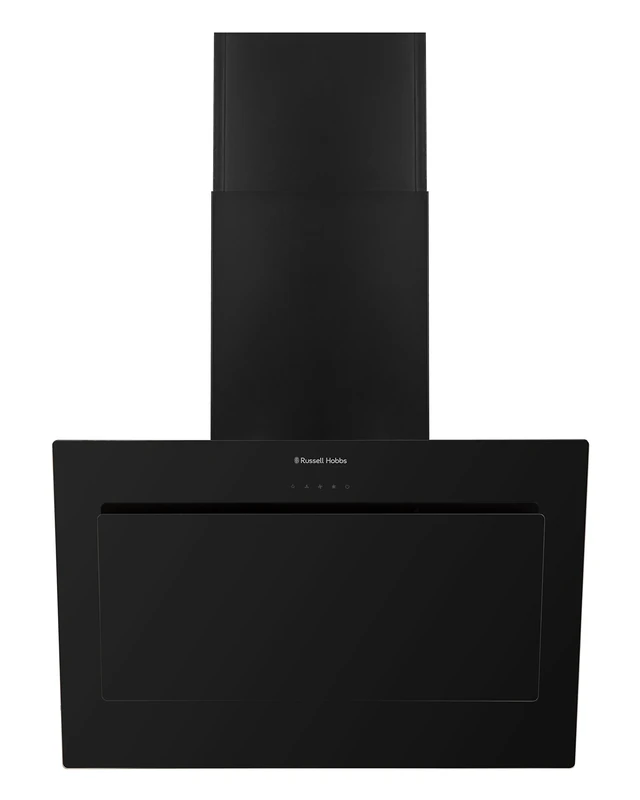 Russell Hobbs RHGCH902B 90cm Black Glass Cooker Hood - 3 Speed Touch