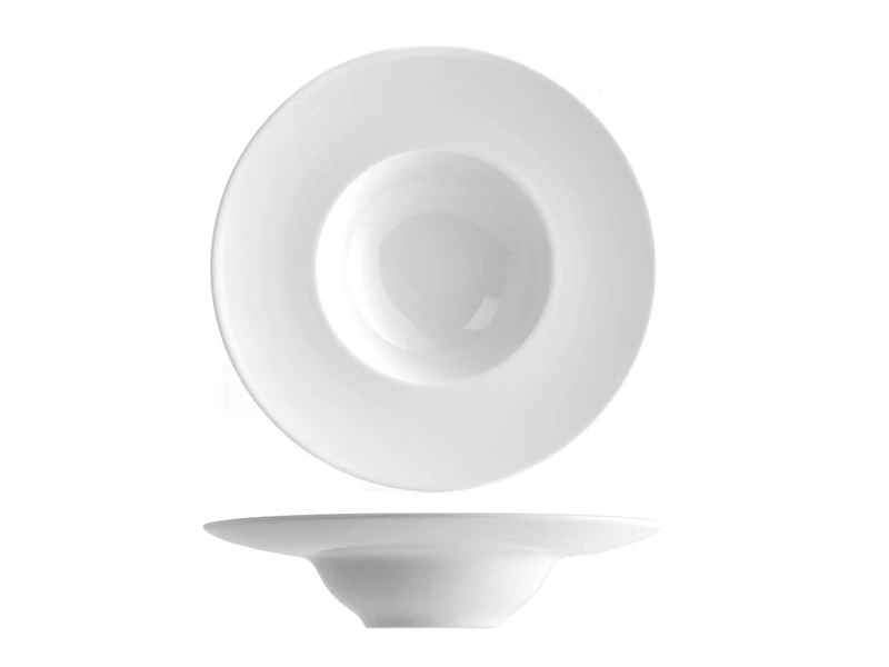 SATURNIA Napoli K-Bowl, Porcelain, White, 24 cm, 6 Units, White, 24 cm, 6 - Image 1