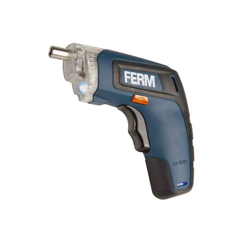 Ferm cdm1132 3.6 V Lithium Ion Black, Blue Cordless Screwdriver – Screwdriver, 3.6 V, Li-Ion, 1300 mAh, 185 mm, 185 mm, 61 mm