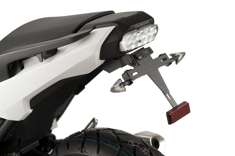 Puig 8725N License support Puig 8725N Black for Honda Integra 750 16'-18', Honda NC750S/X 16'-18', Black