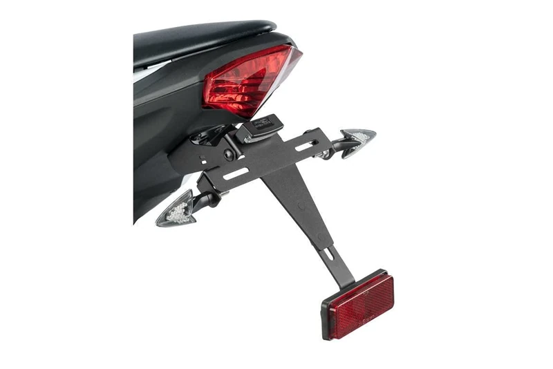 Puig 7788N License Support for Kawasaki Ninja 250SL 15'-16', Kawasaki Z250SL 15'-16', Black