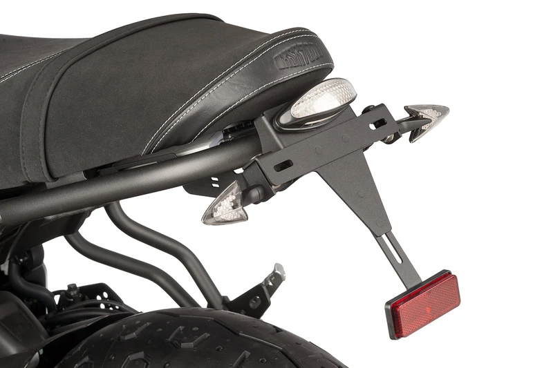 Puig 8733N License support Puig 8733N Black for Yamaha XSR700 16'-18', Black