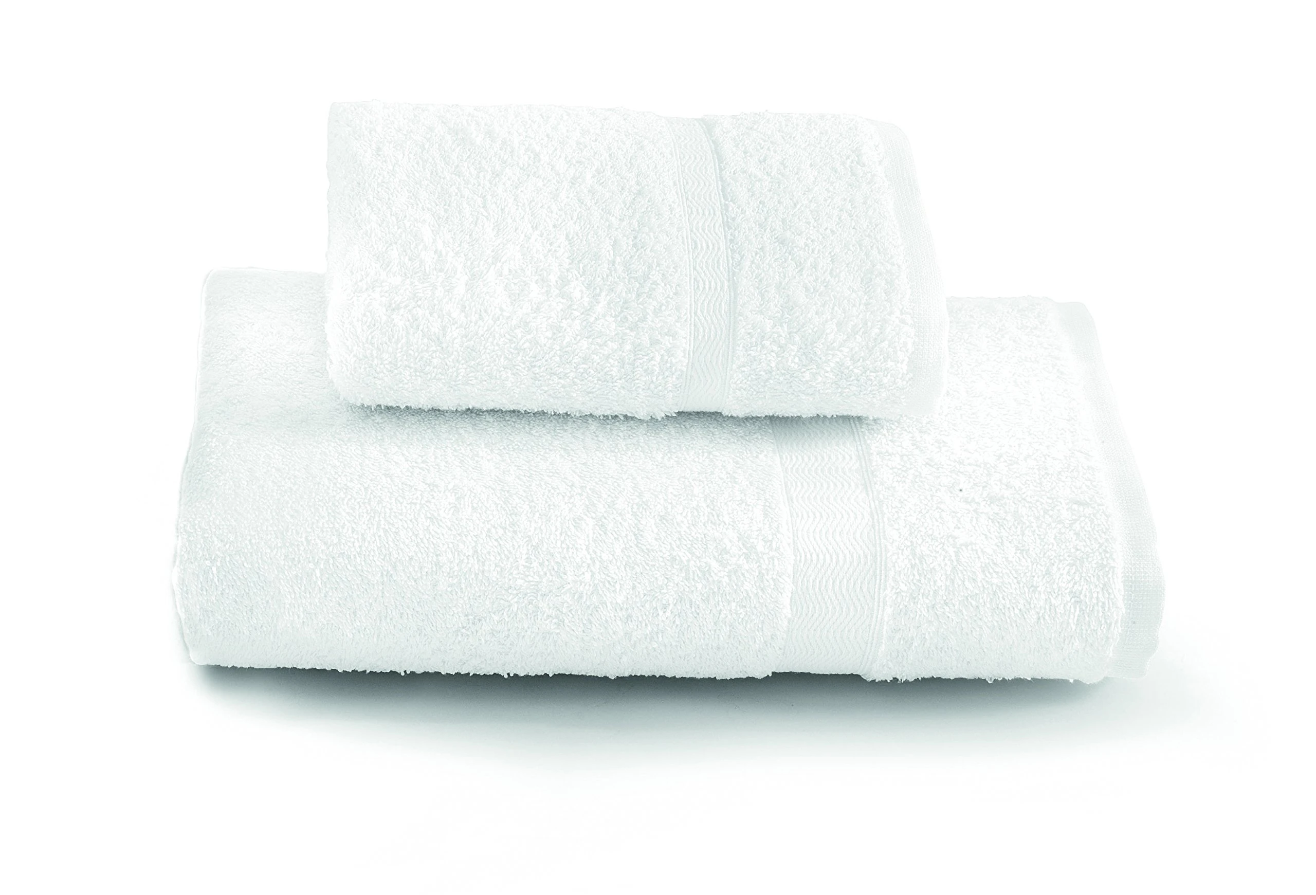 Gabel Towel Set, Cotton, White, 100 x 60 cm