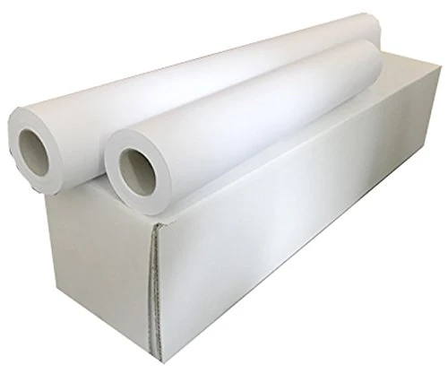 Sa.Ba.Cart 17361005050P00080 Pack of 4 A1 Plotter Rolls, Matte Inkjet Paper, 610 mm x 50 m, Hole 50, 80 g/m²