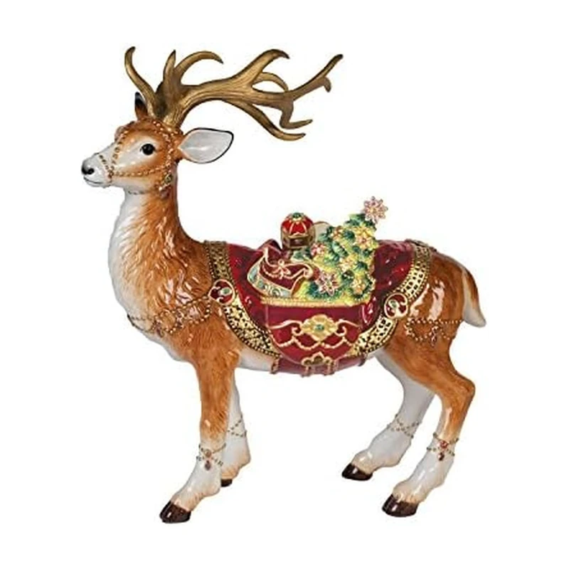 Fitz & Floyd Renaissance Holiday Deer Figurine