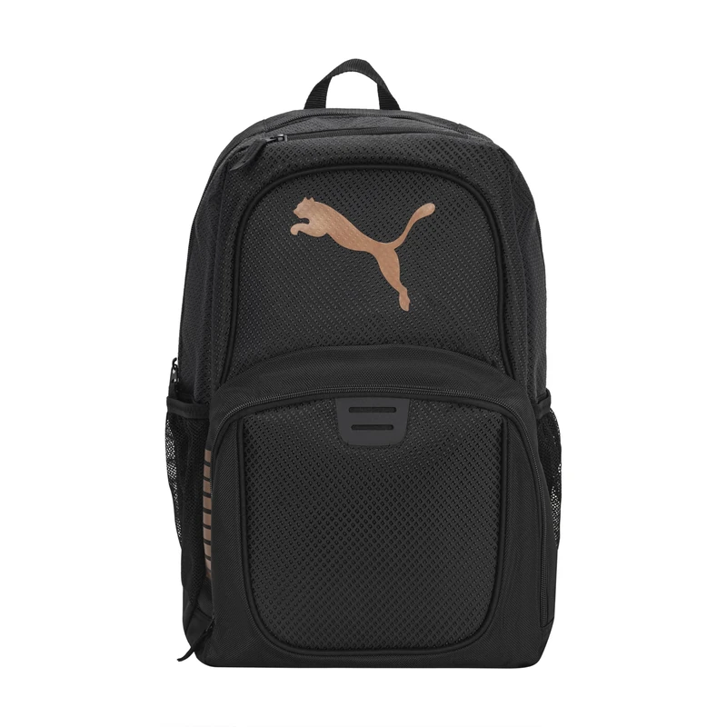 PUMA Unisex's Evercat Contender Backpack, Black/Rose Gold, One Size