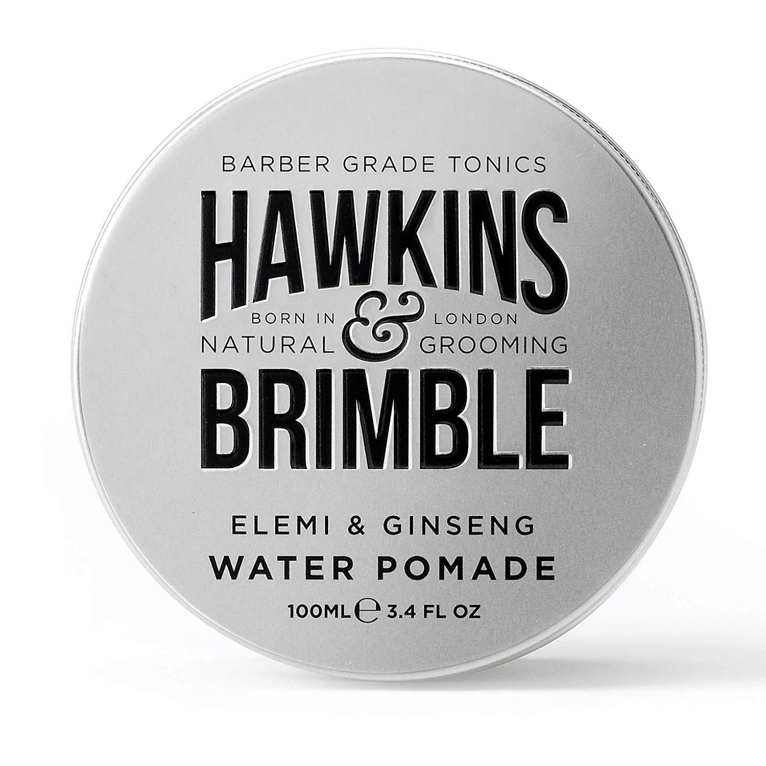 Hawkins & Brimble Mens Water Pomade 100ml - H2O Based Hair Styling/Grooming | Firm Hold Allows for Re Styling | High Shine Non Greasy Finish and Washes Out Easily