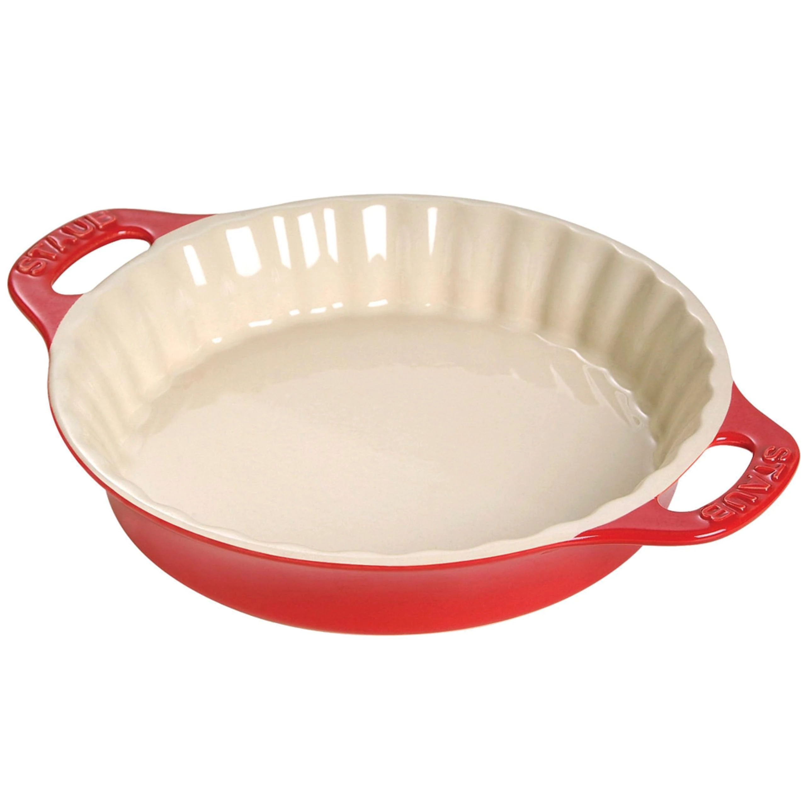 Staub 40508-614 Bakeware-Pie-Pans, Ceramic, Cherry
