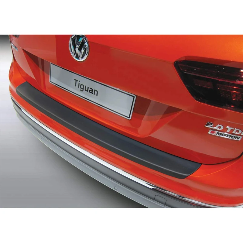 RGM ABS Rear bumper protector compatible with Volkswagen Tiguan 4/2016- Black