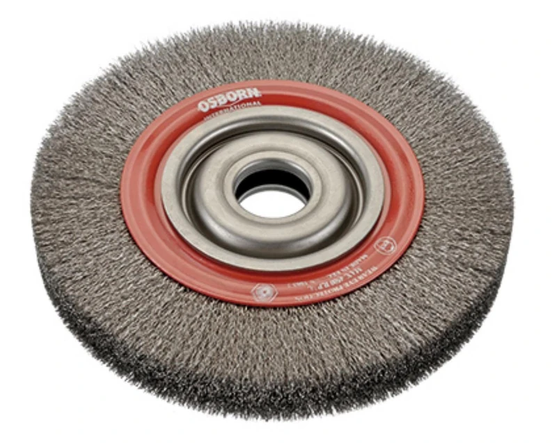 Osborn 9902566192 - Cepillo circular inox de alambre ondulado con agujero multieje y filamento de Ø 0.30 mm (200x23x38)