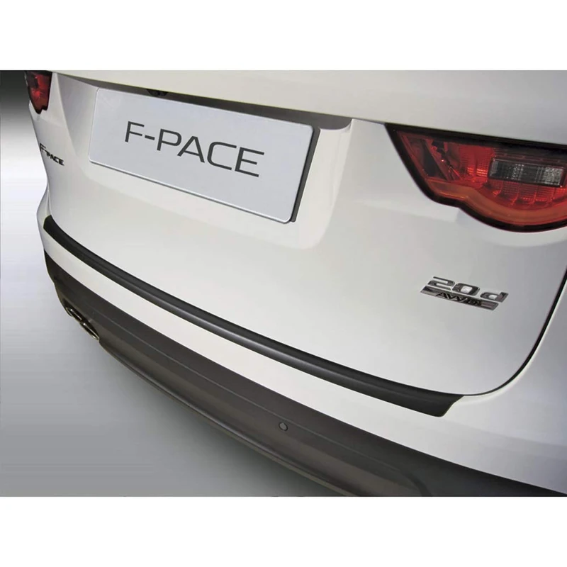 RGM ABS Rear bumper protector compatible with Jaguar F-Pace 3/2016- Black