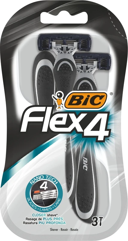 BIC Flex 4 Comfort Men's Razors - 4 Packs of 3