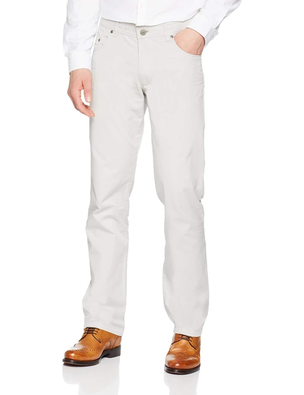 Eurex by Brax Men's Style PEP Trousers, Silver, 40 W/32 L - Image 1