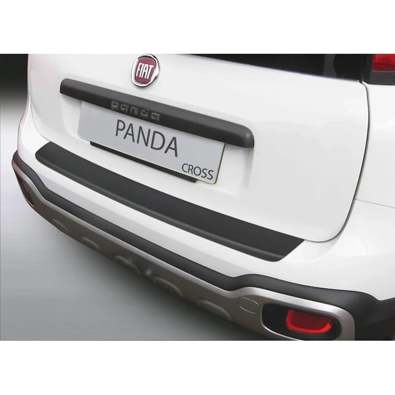RGM ABS Rear bumper protector compatible with Fiat Panda S Cross 3/2012- Black