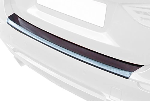 RGM ABS Rear bumper protector compatible with Ford Edge 2016-2018 'Ribbed' 'Brushed Alu' Look - Image 1