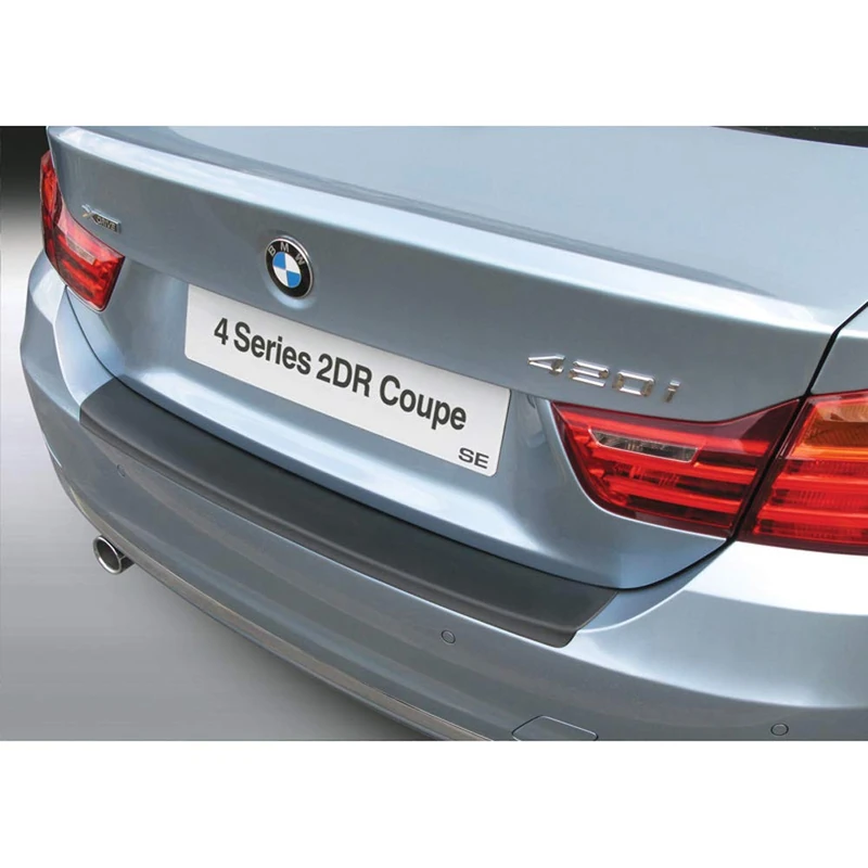 RGM ABS Rear bumper protector compatible with BMW 4-Series F32 SE/ES/Sport/Luxury 7/2013- Black