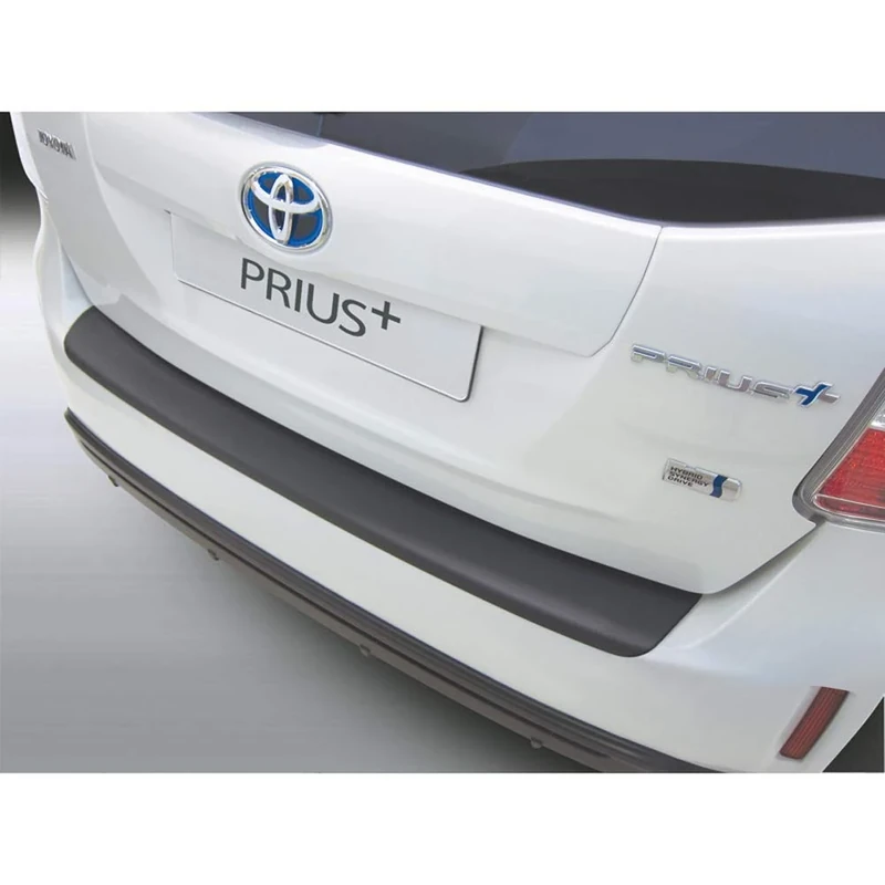 RGM ABS Rear bumper protector compatible with Toyota Prius 2/2015- 'Ribbed' Black