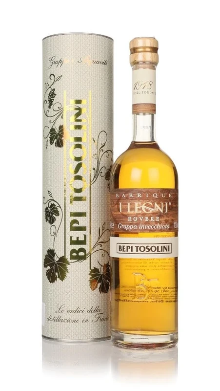 Bepi Tosolini I Legni Rovere (oak aged) Grappa, 50 cl