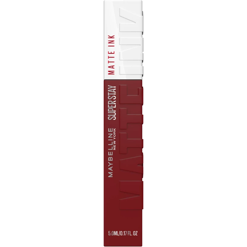Maybelline Lipstick, Superstay Velvety Matte Ink Liquid Lipstick, Up to 16H Non Transferable, Vibrant Longlasting Finish, Non Drying, Shade: 50 Voyager, 5ml