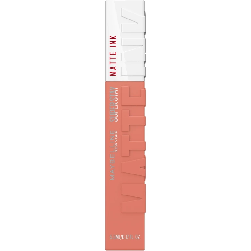 Maybelline Lipstick, Superstay Velvety Matte Ink Liquid Lipstick, Up to 16H Non Transferable, Vibrant Longlasting Finish, Non Drying, Shade: Nude, 5ml