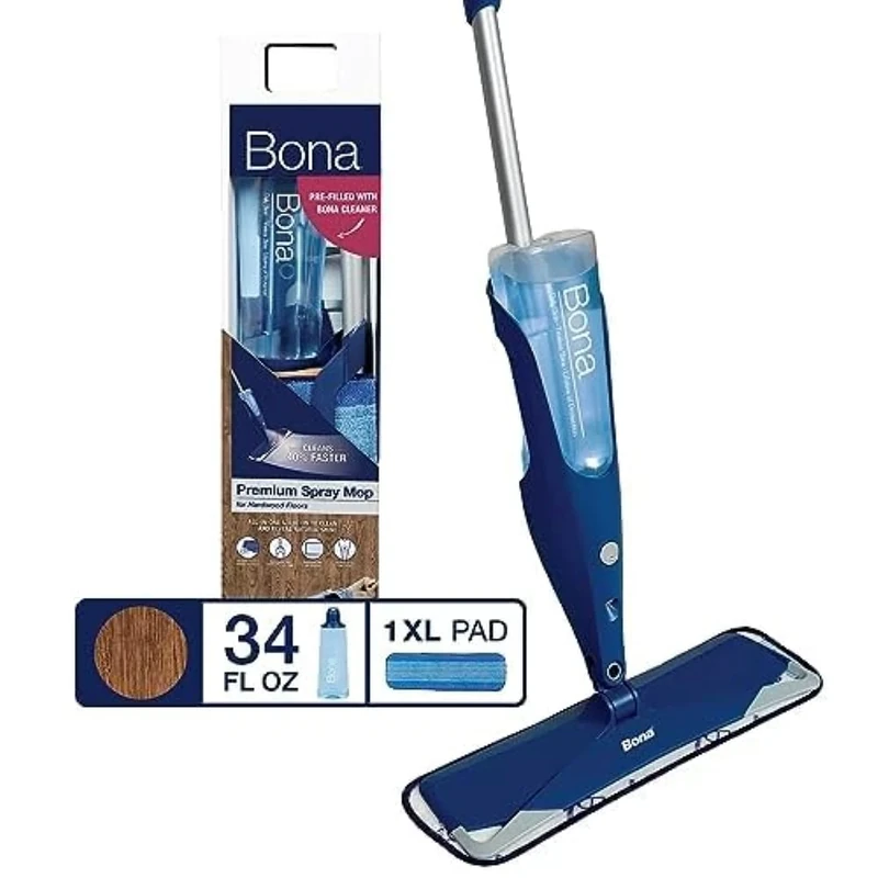 Bona Premium Spray Mop, Microfiber, For Hardwood Floors