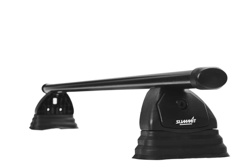 Summit SUP-014 Premium Steel Multi-Fit Roof Bars for car, Lockable, Pair, 1.15m, Black