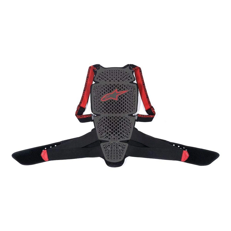 Alpinestars KR-Cell Motorcycle Back Protector (L), Grey Black Red - Image 1