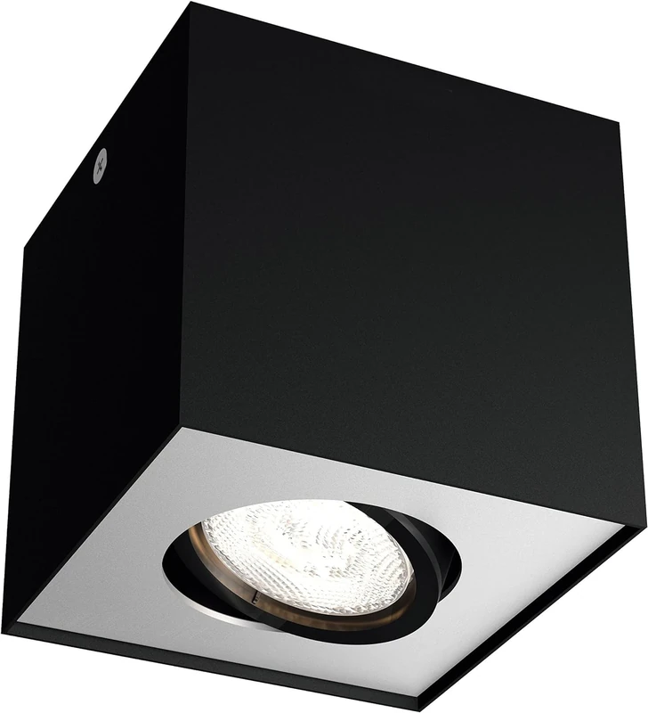 Philips MyLiving 5049130p0 4.5 W Black Point of Illumination – Point of Light (Black, Metal, 1 Bulb (S), 4.5 W, Warm White, 50 °)