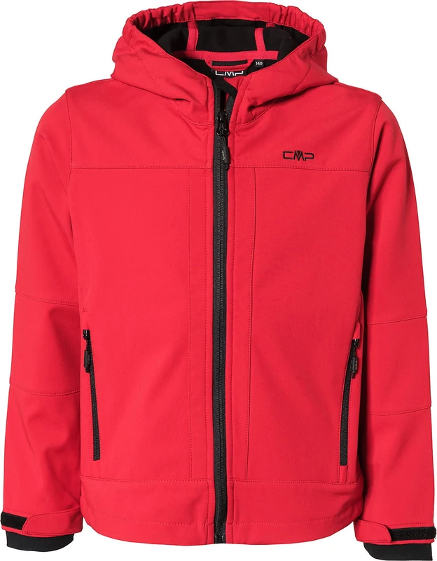 CMP - Kid Jacket Fix Hood, Ferrari-Black, 116