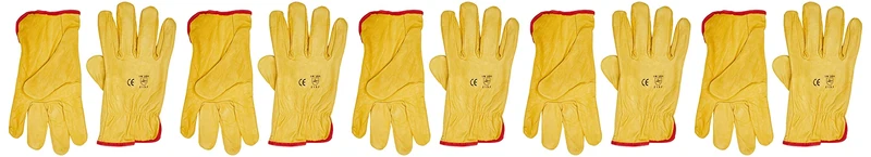 Himalayan H310-10 Premium Drivers Glove, Yellow, 10 Size, Pack of 10 - Image 1