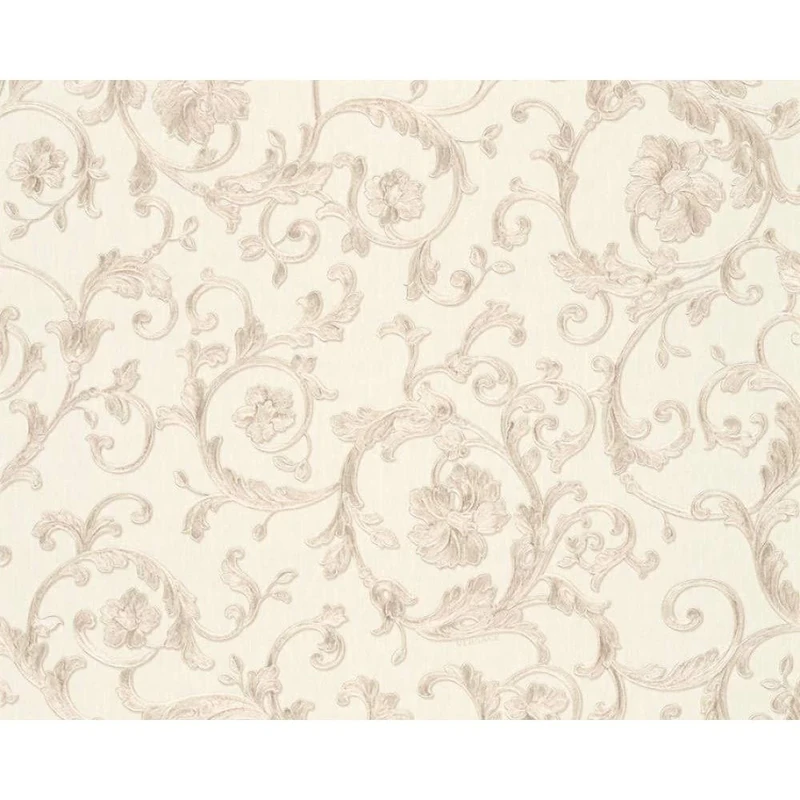 Baroque Wallpaper with Ornaments Versace 3 Non-Woven Wallpaper 10.05 m x 0.70 m Bronze Beige Creme Made in Germany 343263 34326-3
