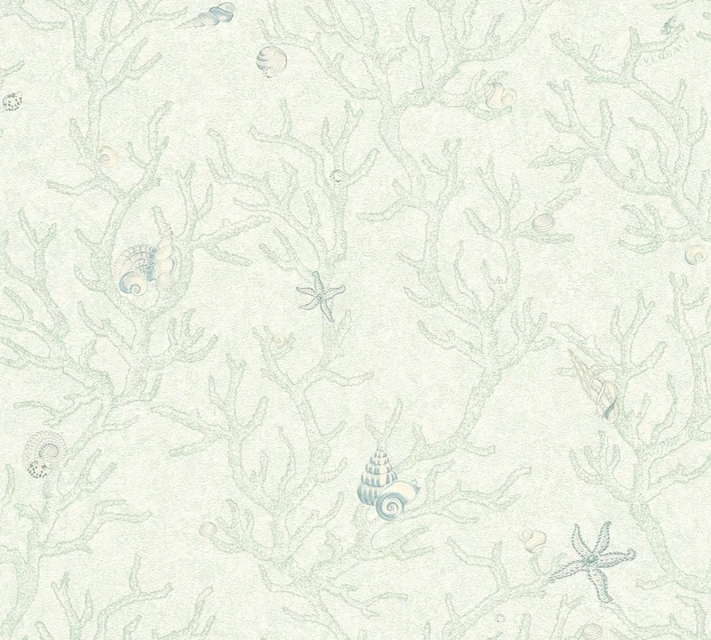 Luxury Wallpaper Versace 3 Non-Woven Wallpaper 10.05 m x 0.70 m Green Silver Made in Germany 344962 34496-2