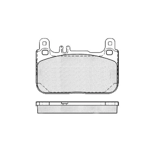 Borg & Beck BBP2461 Rear Brake Pads To Fit "Merc S Class 16""wheels 05/13-"