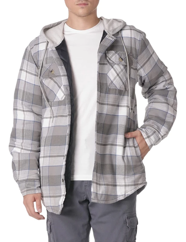 Wrangler Authentics Mens 's Button Down Shirt, Cloud Burst, S UK - Image 1