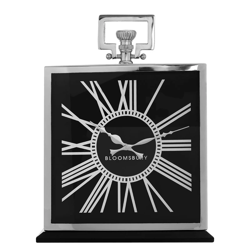 Premier Housewares Kensington Wall Clock, Metal, Black, 33 x 8 x 42 cm