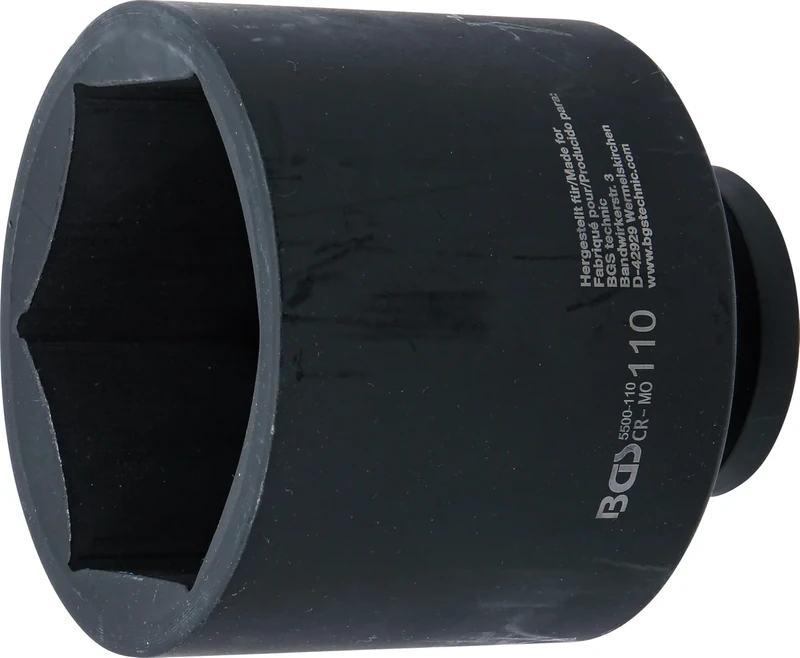 BGS 5500-110 | Impact Socket Hexagon, deep | 25 mm (1") Drive | 110 mm