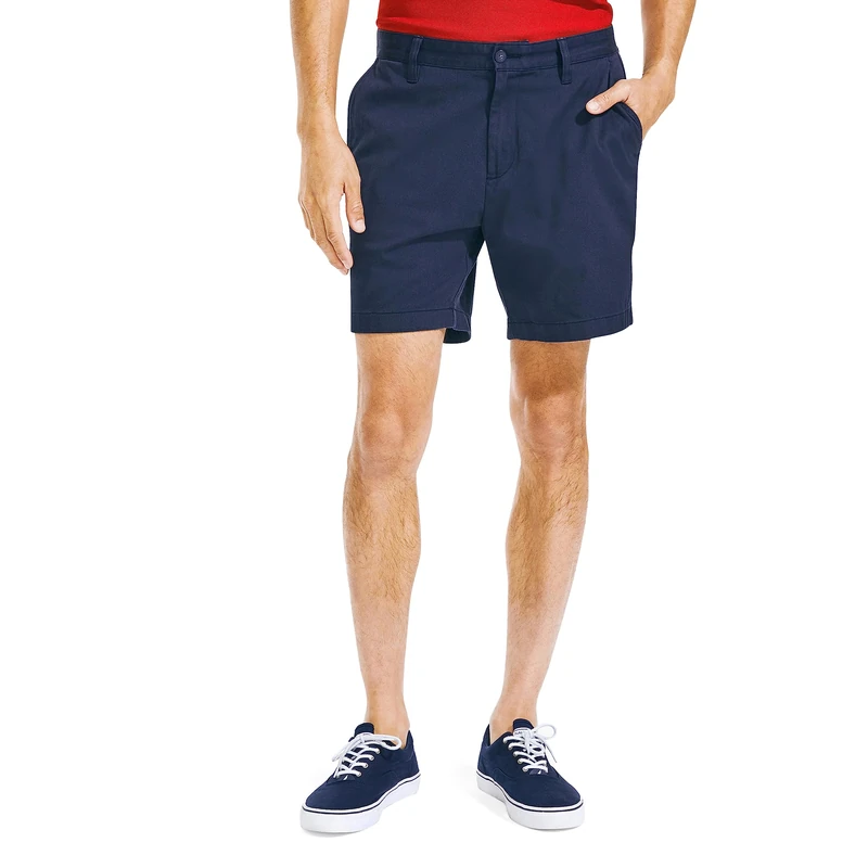 Nautica Men's 6" Deck Casual Shorts, True Navy, 34